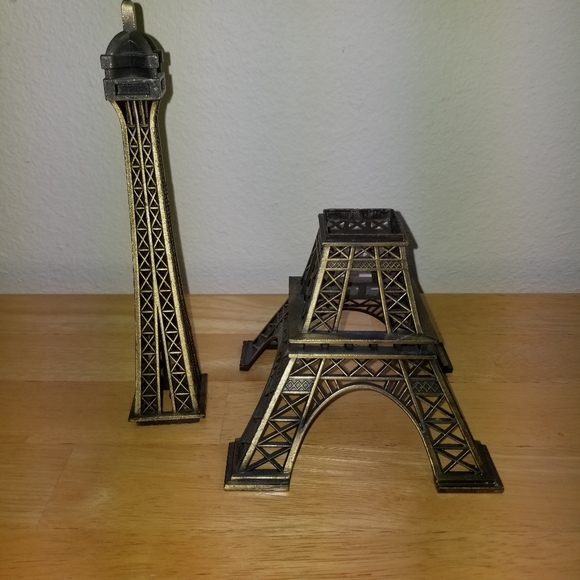 #1140 New Vintage Look Metal 12.25" Eiffel Tower - Picture 3 of 8